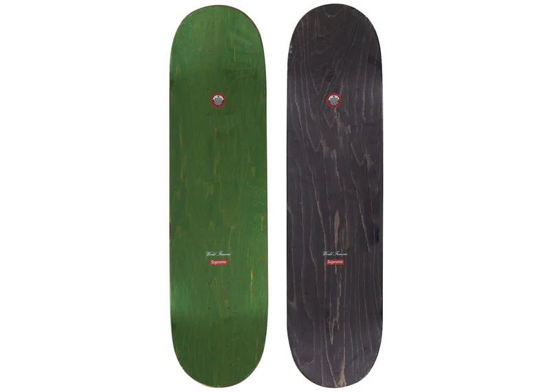 Supreme Neil Blender Cheetah Skateboard Deck Set Multicolor