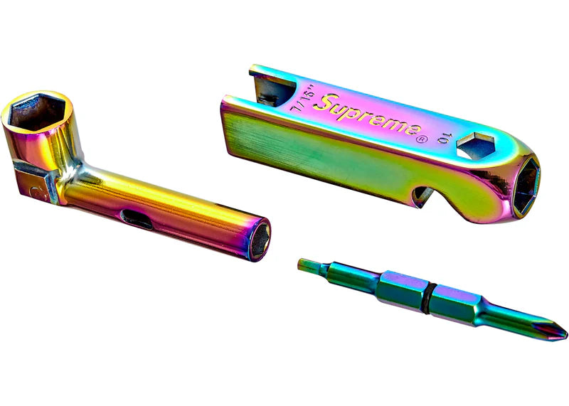 Supreme Pipe Skate Key Iridescent