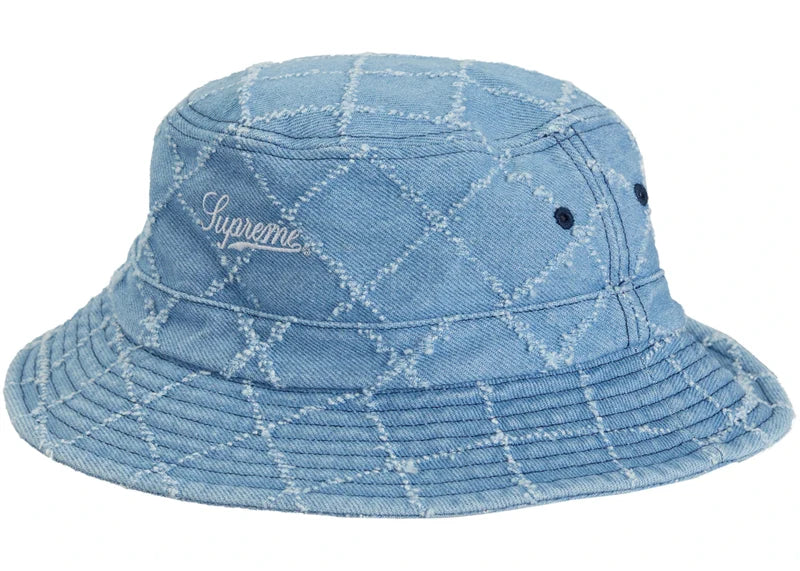 Supreme Punched Denim Crusher Blue
