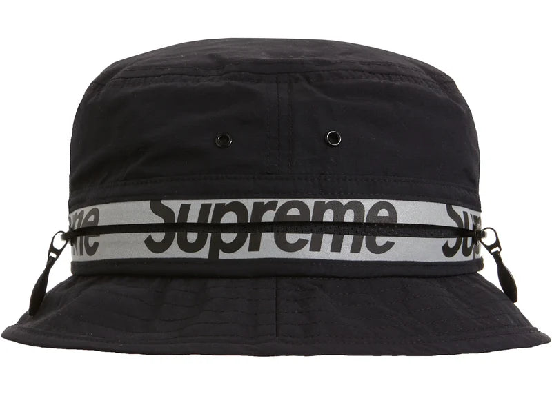 Supreme Reflective Zip Crusher Black