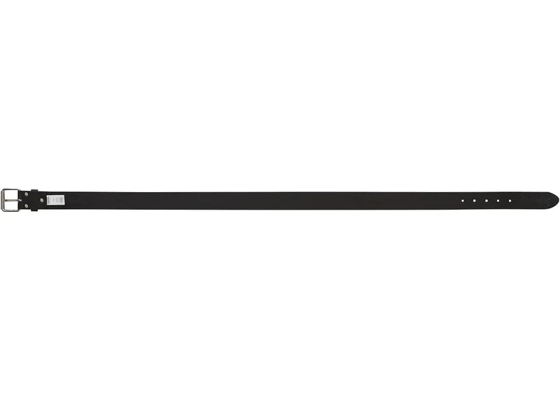 Supreme Repeat Leather Belt (SS23) Black