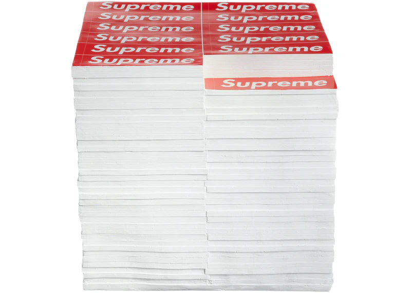 Supreme Rotary Hero Sticker Bricks Stool Side Table Red
