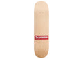 Supreme Routed Box Logo Skateboard Deck Natural