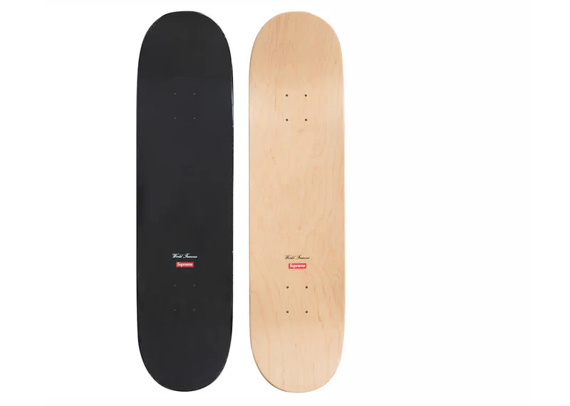 Supreme Routed Box Logo Skateboard Deck Set Multicolor