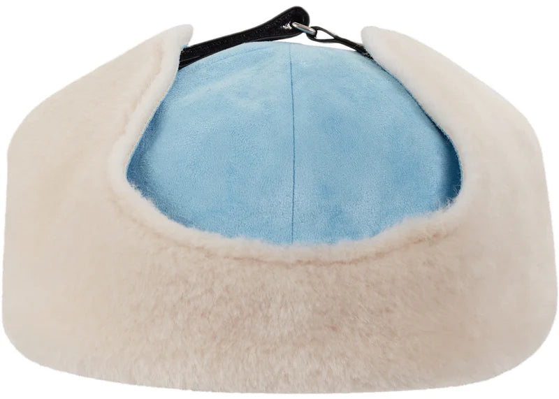 Supreme Shearling Earflap 6-Panel Light Blue