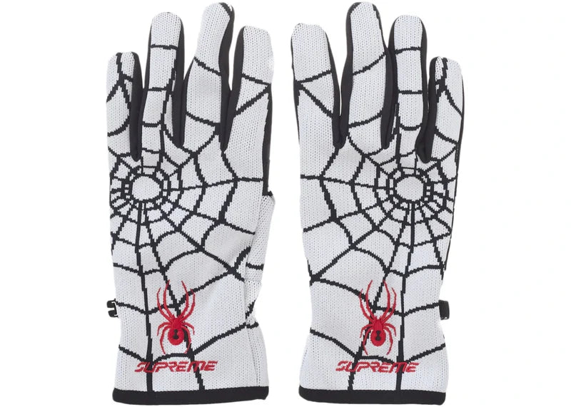 Supreme Spyder Gloves White