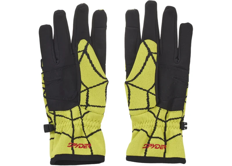 Supreme Spyder Gloves Yellow