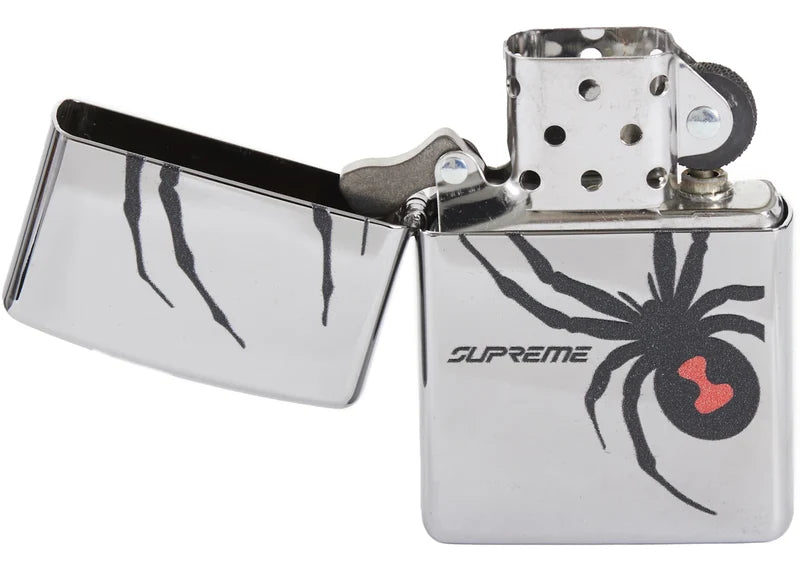 Supreme Spyder Zippo Silver