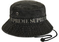 Supreme Stencil Webbing Boonie Black