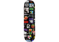 Supreme Stickers Skateboard Deck Black