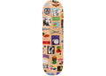 Supreme Stickers Skateboard Deck Tan