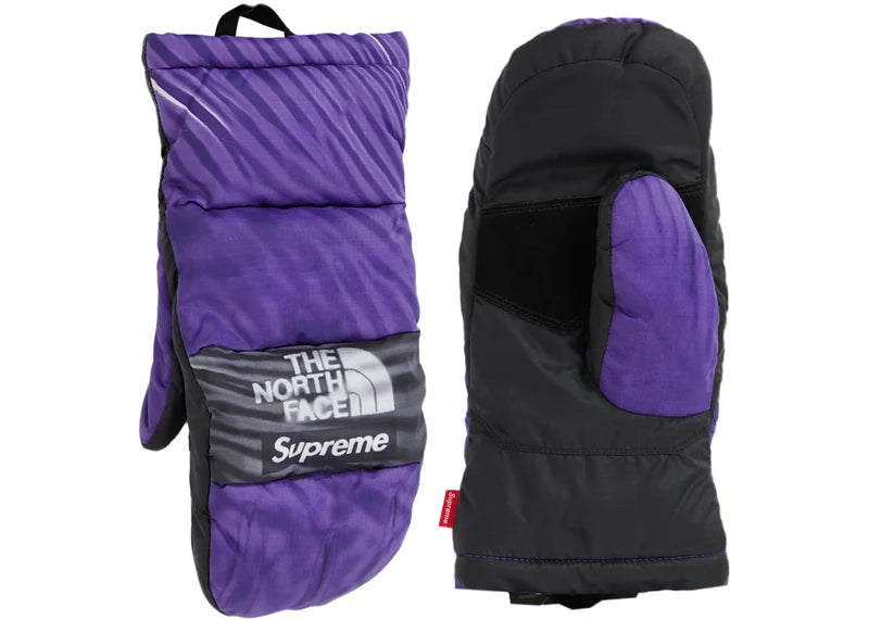 Supreme The North Face Printed Montana Trompe L'oeil Mitt Purple