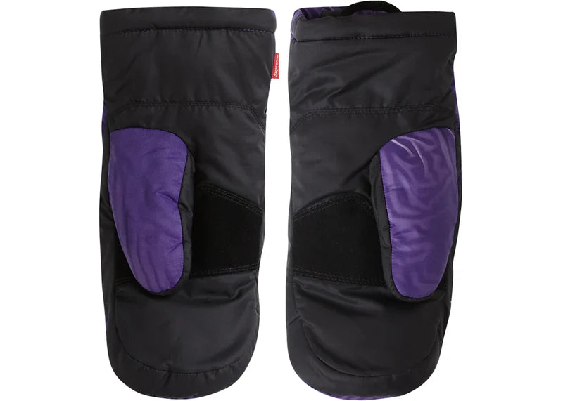 Supreme The North Face Printed Montana Trompe L'oeil Mitt Purple