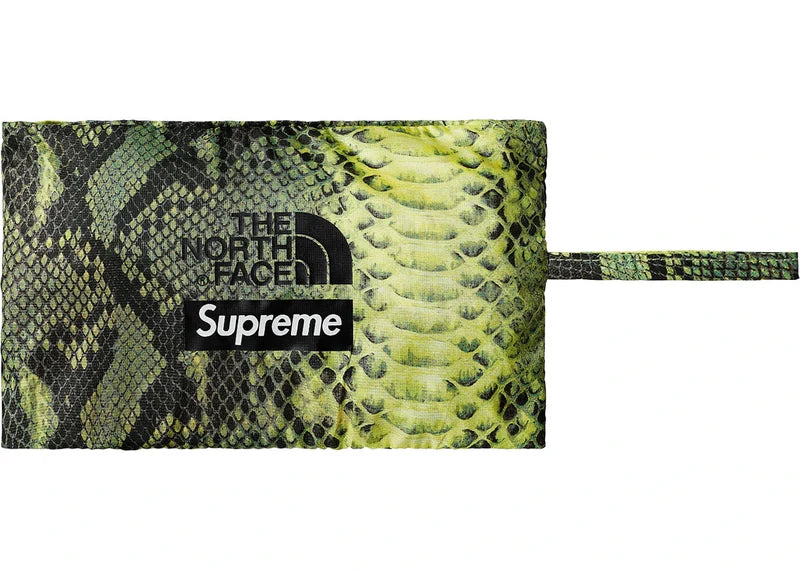 Supreme The North Face Snakeskin Packable Reversible Crusher Green