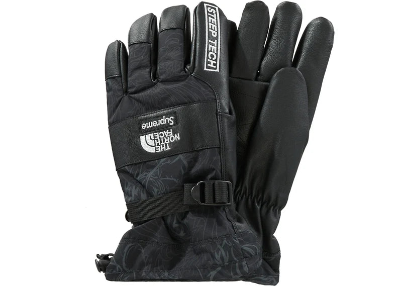 Supreme The North Face Steep Tech Gloves Black Dragon