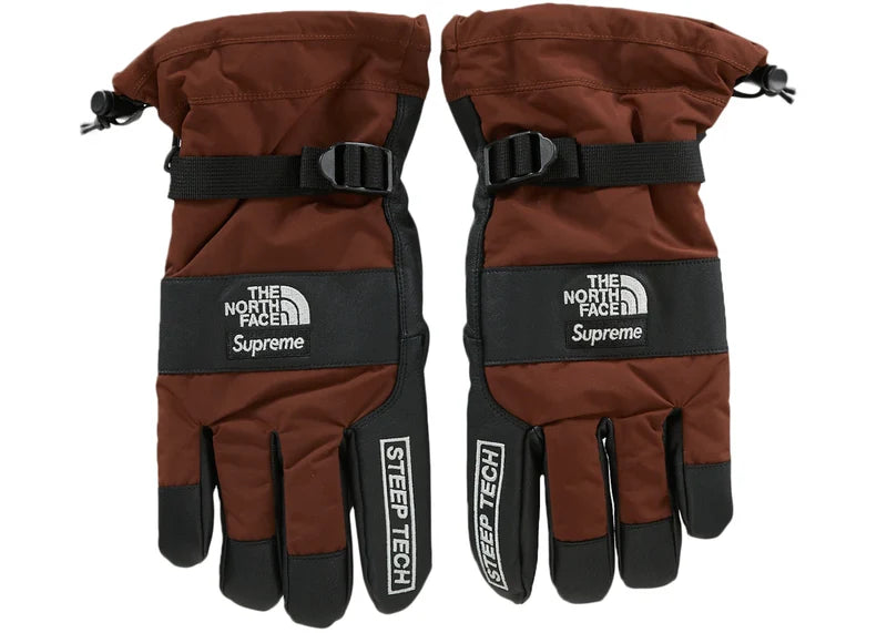 Supreme The North Face Steep Tech Gloves Brown