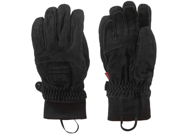 Supreme The North Face Suede Gloves Black
