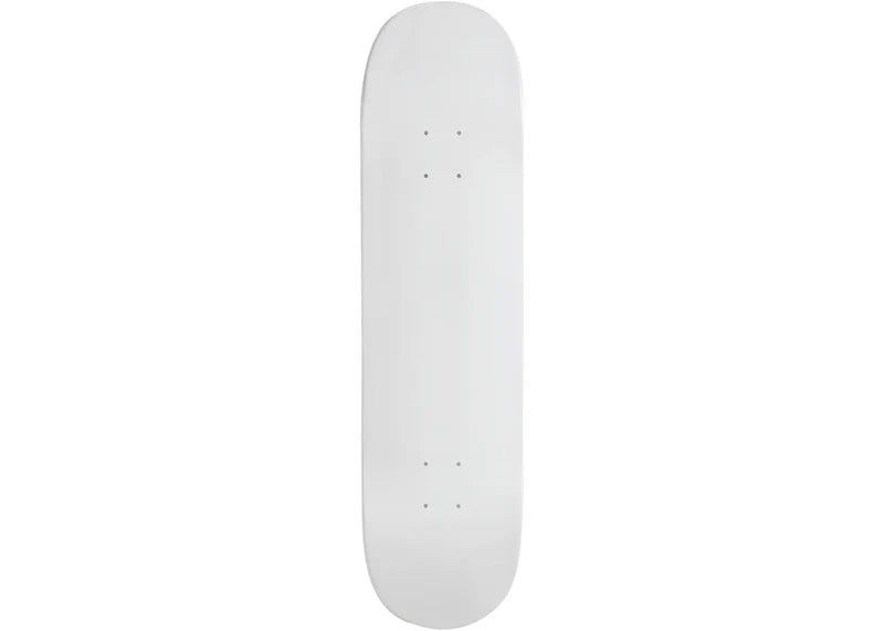 Supreme Tonal Box Logo Skateboard Deck White