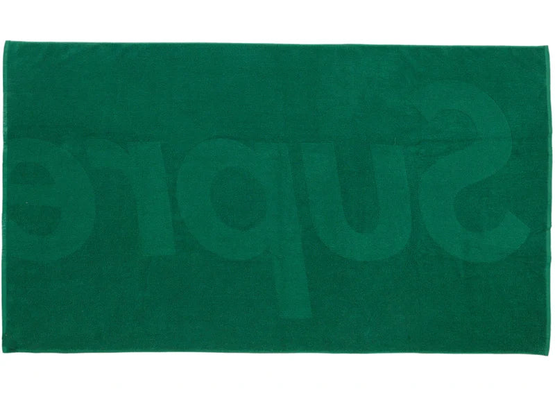Supreme Tonal Logo Towel Green