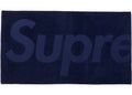 Supreme Tonal Logo Towel Navy
