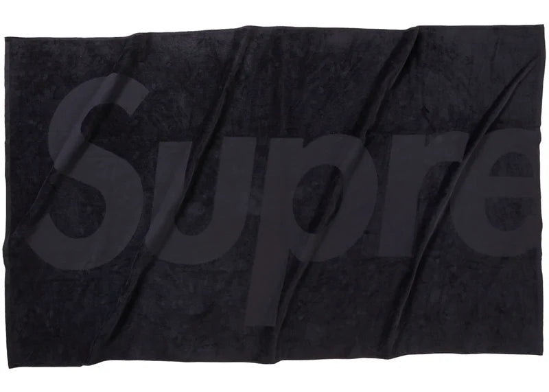 Supreme Tonal Logo Towel (SS24) Black