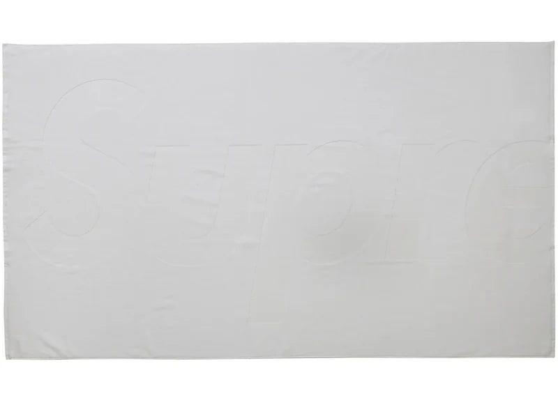 Supreme Tonal Logo Towel (SS24) White