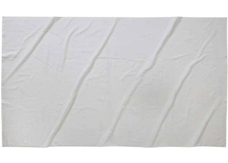 Supreme Tonal Logo Towel (SS24) White