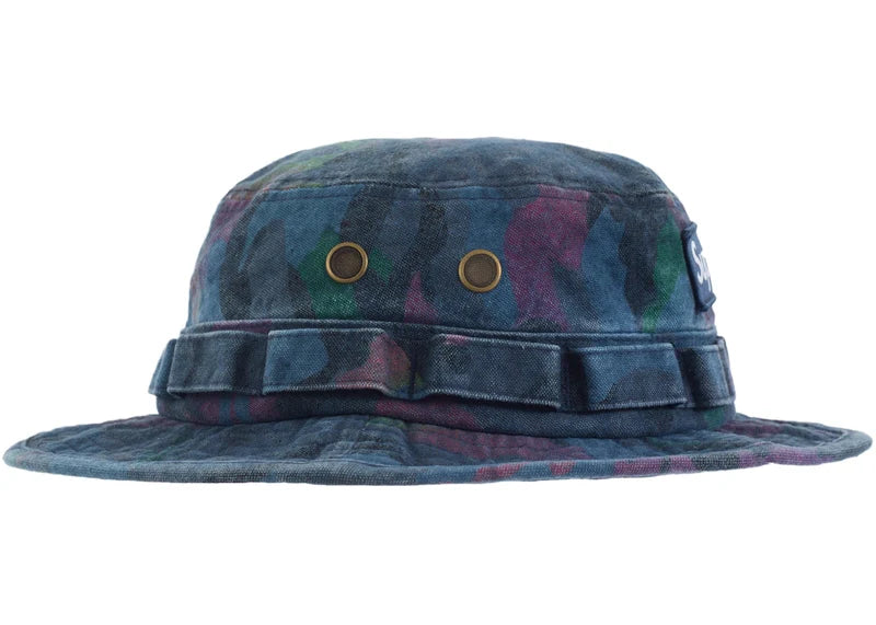 Supreme Washed Canvas Boonie Navy Camo