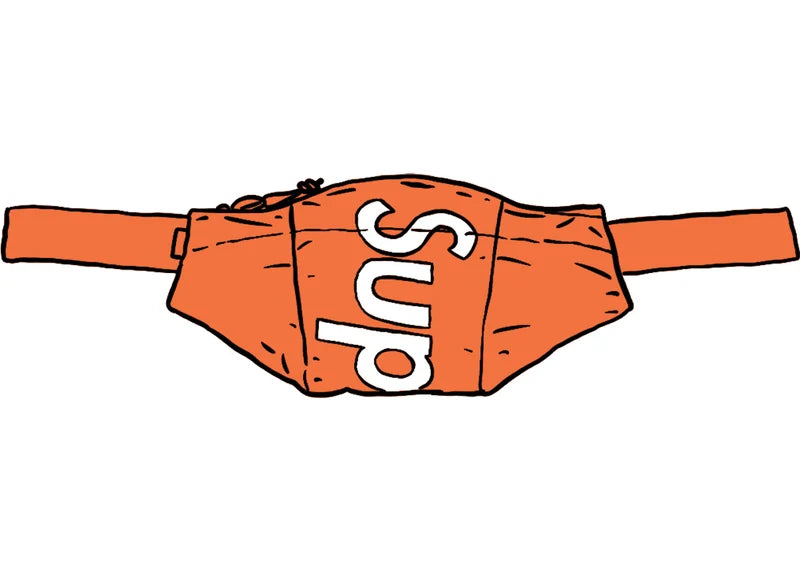 Supreme Waterproof Reflective Speckled Waist Bag Orange