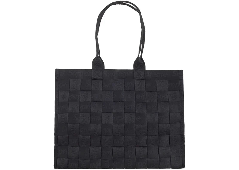 Supreme Woven Tote Black
