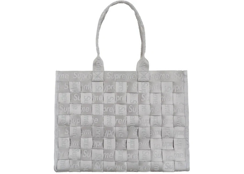 Supreme Woven Tote Grey