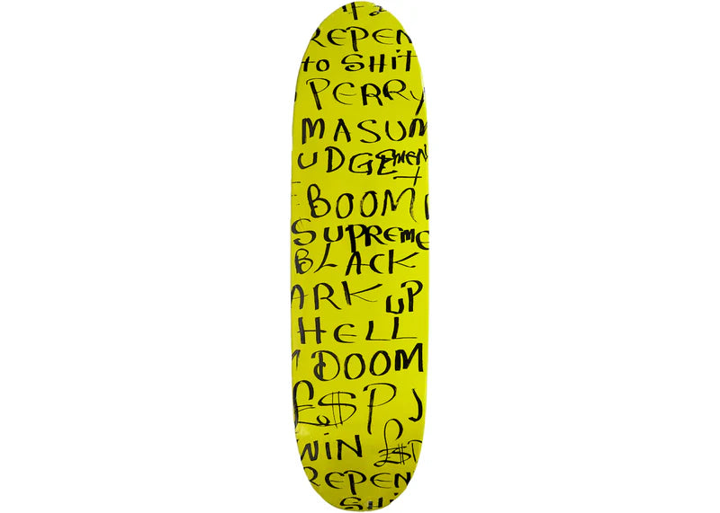 Supreme x Lee Scratch Perry Black Ark Cruiser Deck Black/Fluorescent Yellow Set