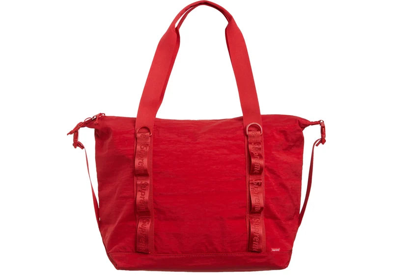 Supreme Zip Tote Dark Red