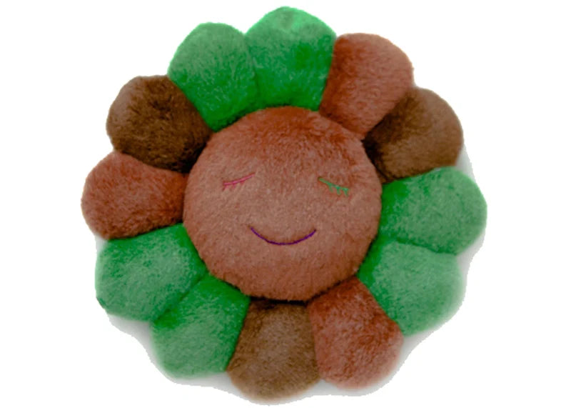 Takashi Murakami Flower Plush 30CM Green/Brown/Light Brown