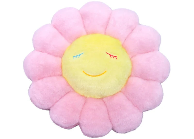 Takashi Murakami Flower Plush 30CM Light Pink/Yellow