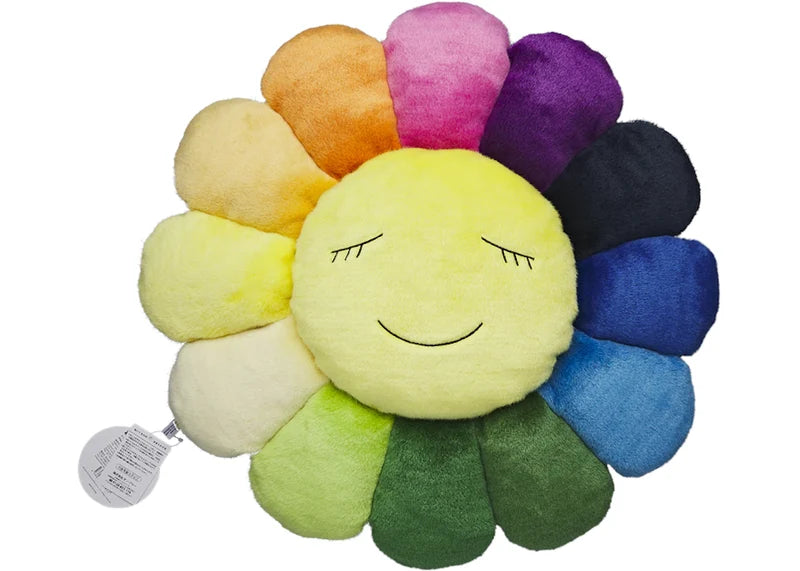 Takashi Murakami Flower Plush 60 CM Rainbow/Yellow