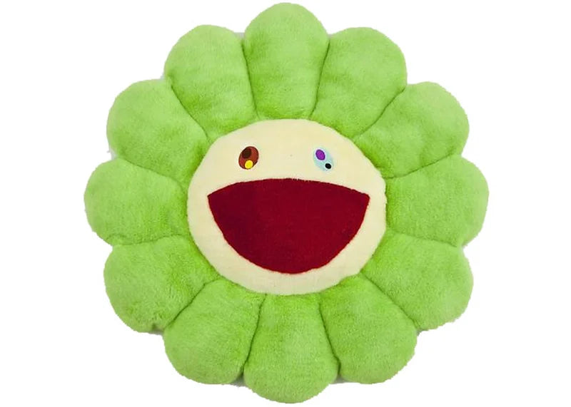 Takashi Murakami Flower Plush 60CM Bright Green/Light Yellow