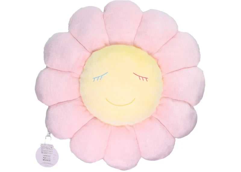 Takashi Murakami Flower Plush 60CM Light Pink/Yellow