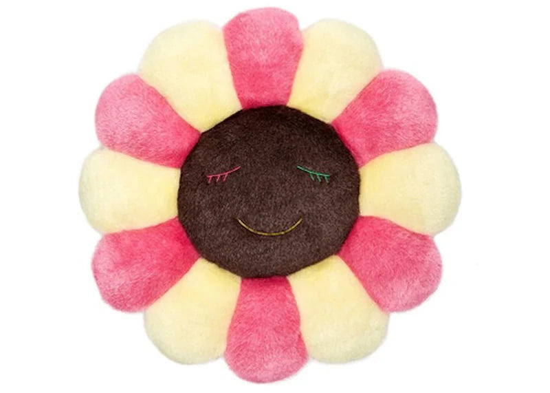 Takashi Murakami Flower Plush 60CM Pink/Light Yellow/Brown