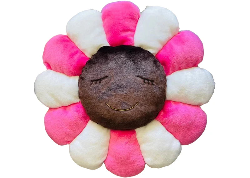 Takashi Murakami Flower Plush 60CM White/Pink/Brown-Yellow