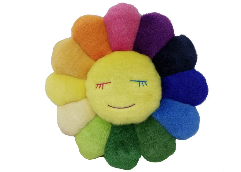 Takashi Murakami Flower Plush MoMA Exclusive 30CM Rainbow/Yellow