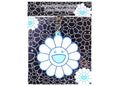 Takashi Murakami Flower Rubber Keyring Clear/Blue/White