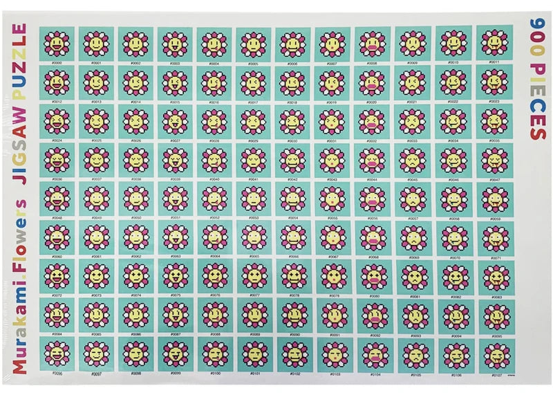 Takashi Murakami Flowers Jigsaw Puzzle (900 Pieces)