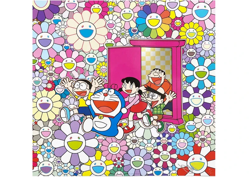 Takashi Murakami I was saved at the door everywhere Print (Signed, Edition of 300)