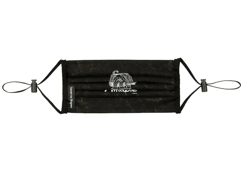 Takashi Murakami Kaikai Kiki Amabie Face Mask Black