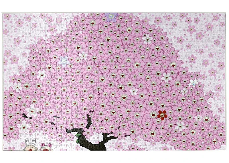 Takashi Murakami Kaikai Kiki Cherry Blossom Jigsaw Puzzle (1,050 Pieces)