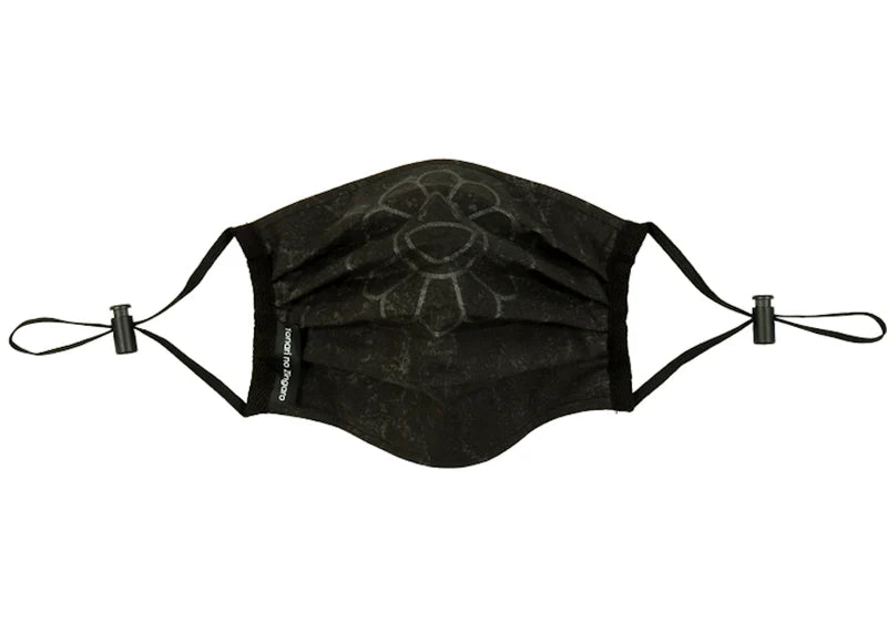 Takashi Murakami Kaikai Kiki Flower Face Mask Black/Black