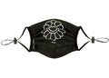 Takashi Murakami Kaikai Kiki Flower Face Mask Black/White