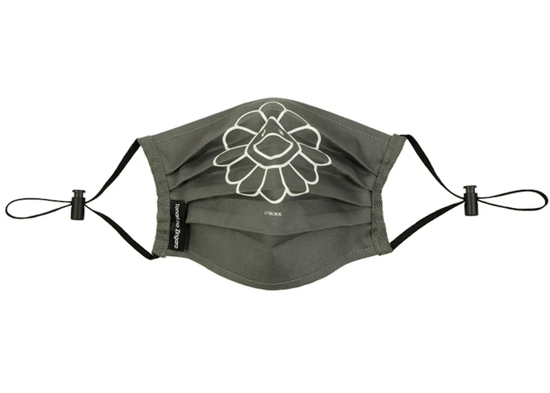 Takashi Murakami Kaikai Kiki Flower Face Mask Gray
