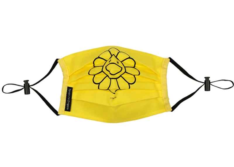 Takashi Murakami Kaikai Kiki Flower Face Mask Yellow